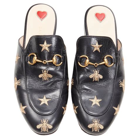 gucci loafers bees and stars|Gucci platform loafer.